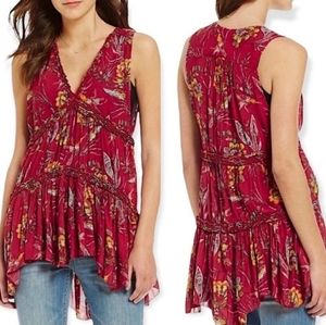 FREE PEOPLE 'Purple Haze' Tunic Tank XS